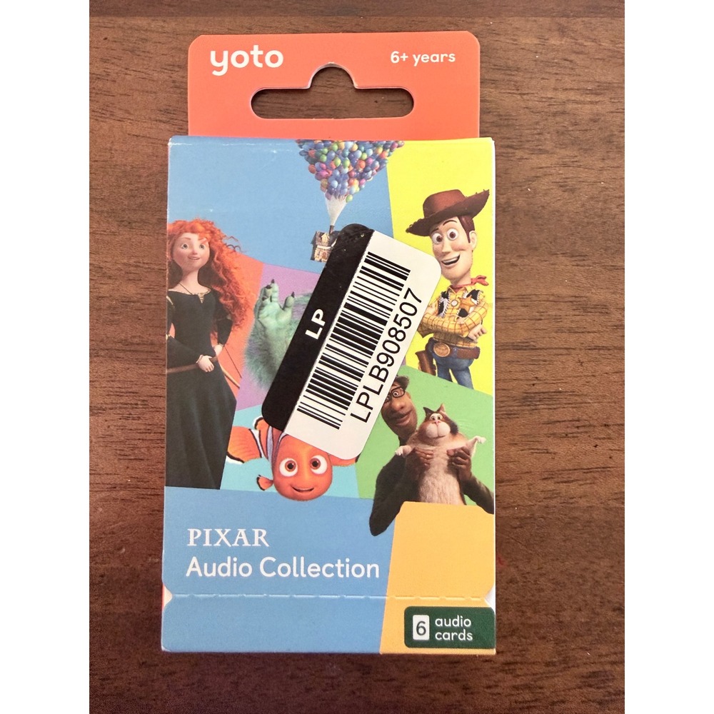Yoto Pixar Audio Collection 6 Card Set Disney Toy Story Nemo Monsters Inc NEW
